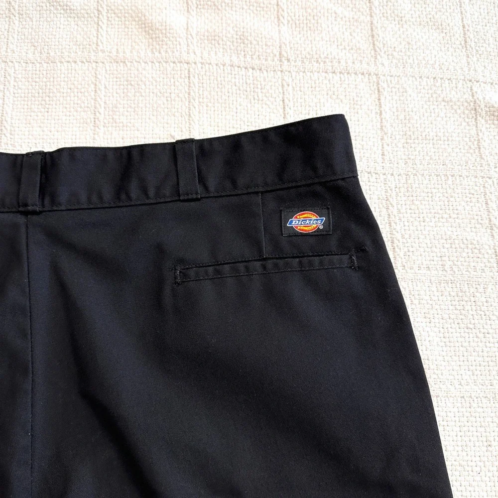 VTG 90s Dickies Black Work Shorts 42‎ Skate Workwear